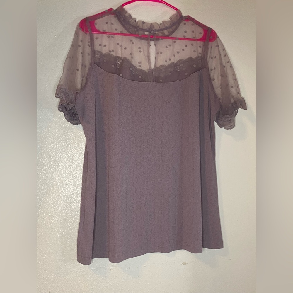 Lavender blouse